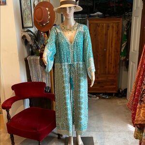Arnhem Blue Long Sleeve Dress